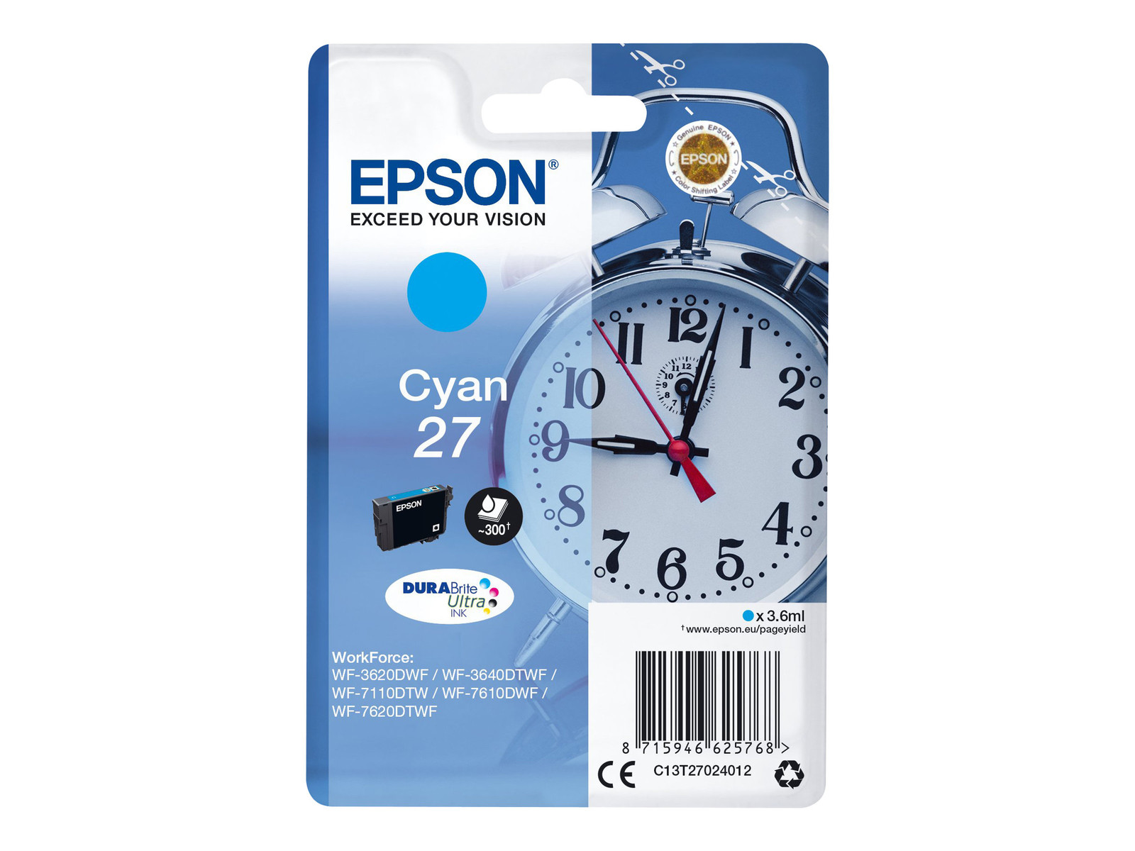 Epson T2702 Cyan Inktcartridge