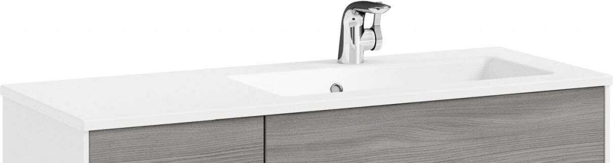 Pelipal Serie 6010 Mineralmarmor-Waschtisch MMWT54-1330-R, B:1330, H:20, T:500mm MMWT54-1330-R