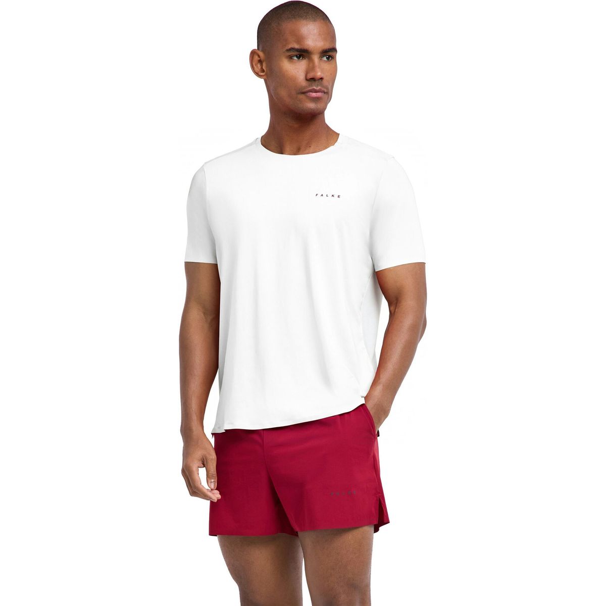 Falke Herren Running Tight Fit-shirt white (2000) L 39018-2000-L