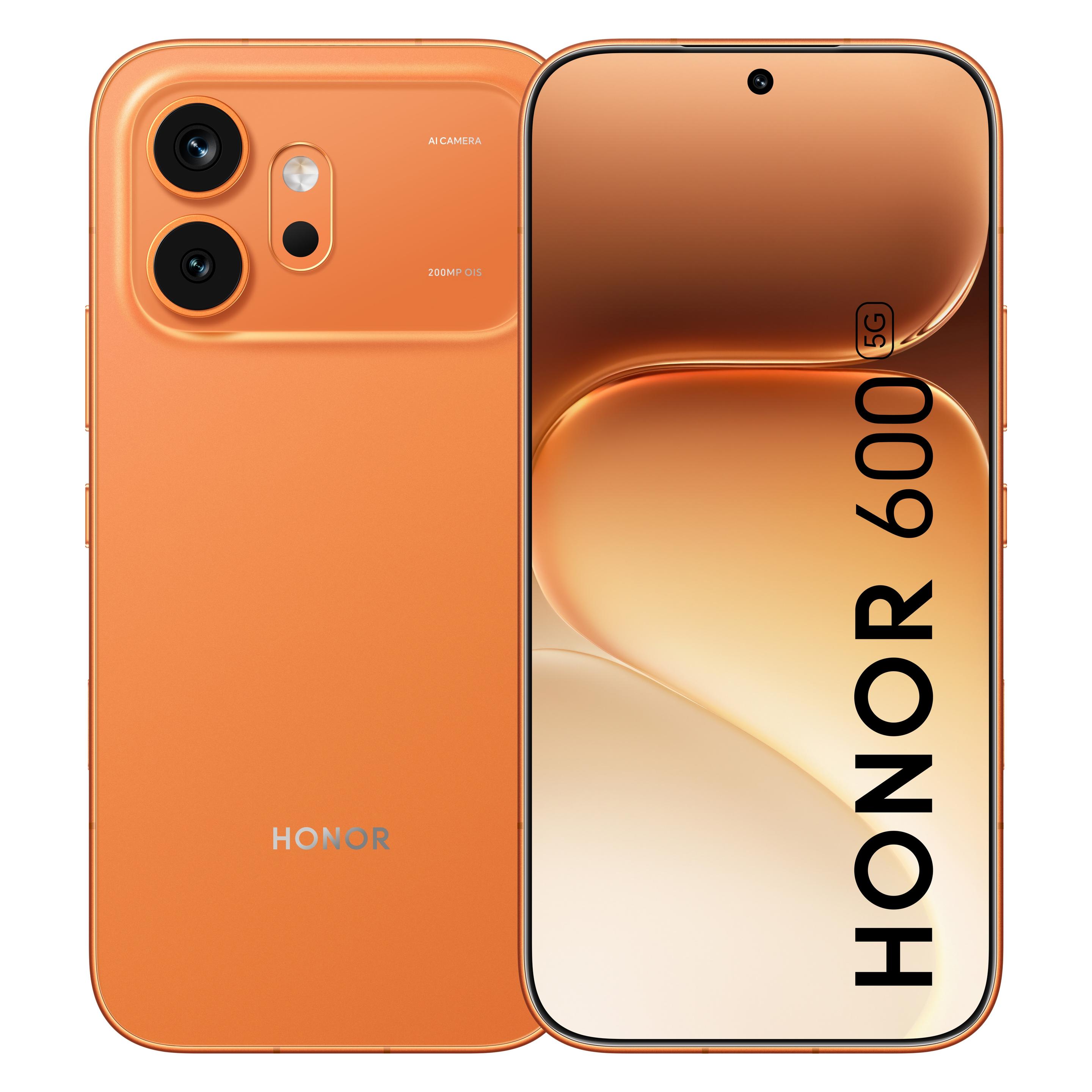 Honor 600 (256 GB, Orange, 6.57", Dual SIM, 5G) (null)