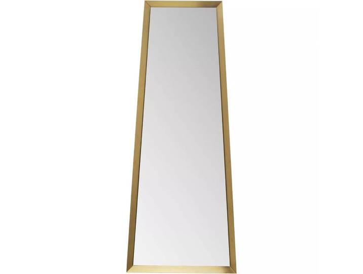 KARE Design - Wandspiegel Arezzo Brass Trapez 65x160, One Size, Gold