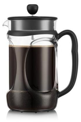 Bodum Young Press French press koffiezetapparaat - 1 L - Zwart / Glas