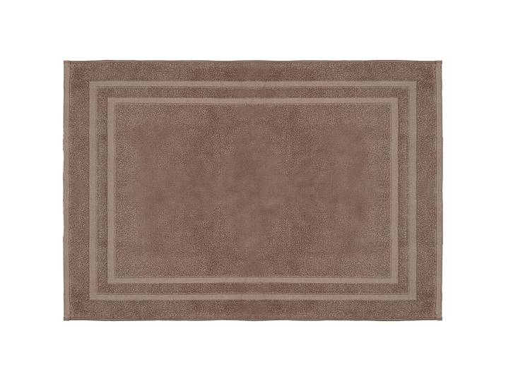 Badteppich Cleo taupe Baumwolle 50 x 80 cm Rechteckig - Badteppich