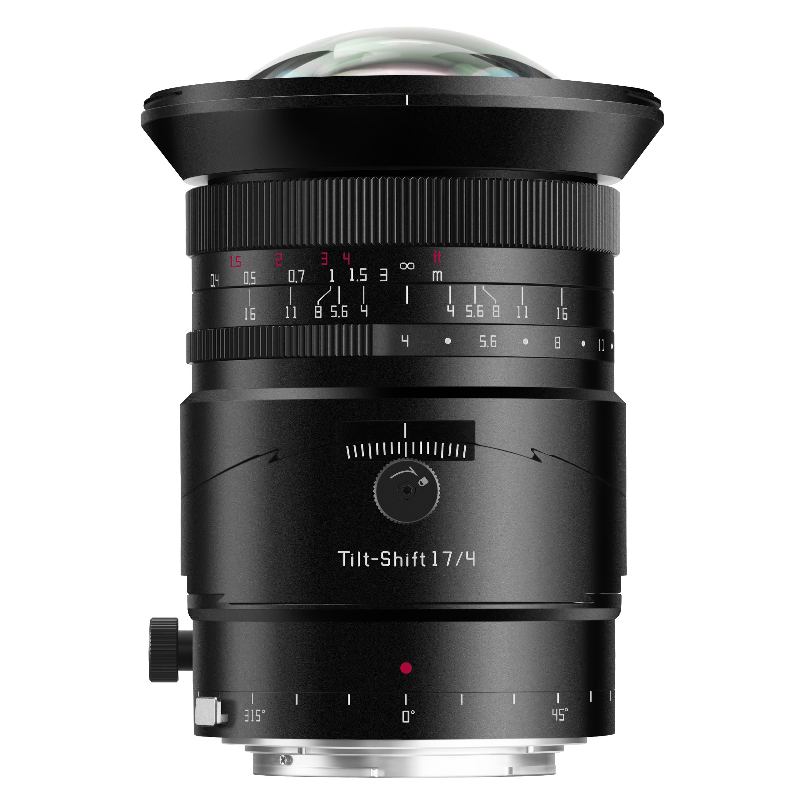 TTArtisan Tilt Shift 17mm F4 Nikon Z mount (Nikon Z, Vollformat) (F-TS174-Z-B)