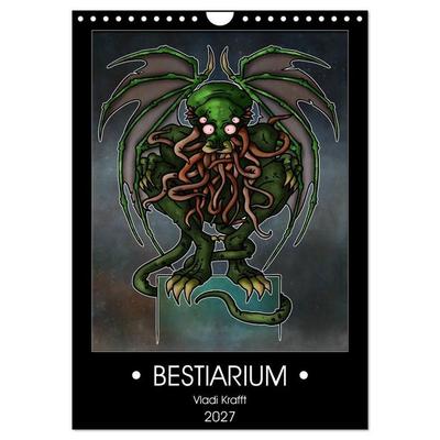 Bestiarium Vladi Krafft (Wandkalender 2027 DIN A4 hoch), CALVENDO Monatskalender