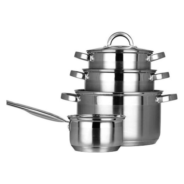 Smile MGK-21 9-teiliges Kochgeschirr-Set (Dampfkochtopf, 20 x 20 cm) (5903151020277)