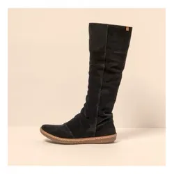 El Naturalista für Damen. 253132010005_001 Lederstiefel N5313 Coral schwarz (40), Wohnung, Reißverschluss, Lässig