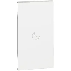 BTicino KW01MH2BED LivingNow 2M Tasten- abdeckung für MyHome mit Symbol Nacht White