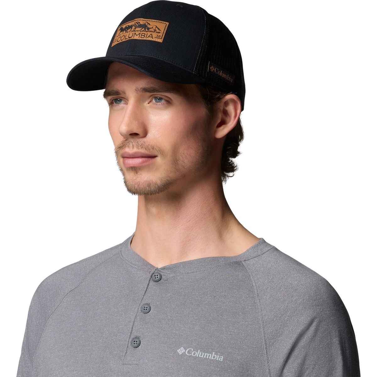 Columbia Mesh Snap Back Hat black, wild horses (074) O/S 165254-1652541-074-O/S