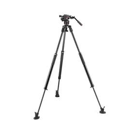 Manfrotto Nitrotech 608 und Carbon-Stativ 635 mit Schnellverstellung