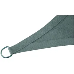 Eurotrail, Sonnensegel, Schattensegel Dreieck - PE - 5 x 5 x 5 Meter - Dunkelgrau (500 x 500 cm)