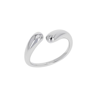 Fingerring TOM TAILOR "Schmuck Geschenk Edelstahl Tropfen" Gr. 56, edelstahlfarben, Fingerringe, Damen, 56, Edelstahl, 1,5mm, Fingerring