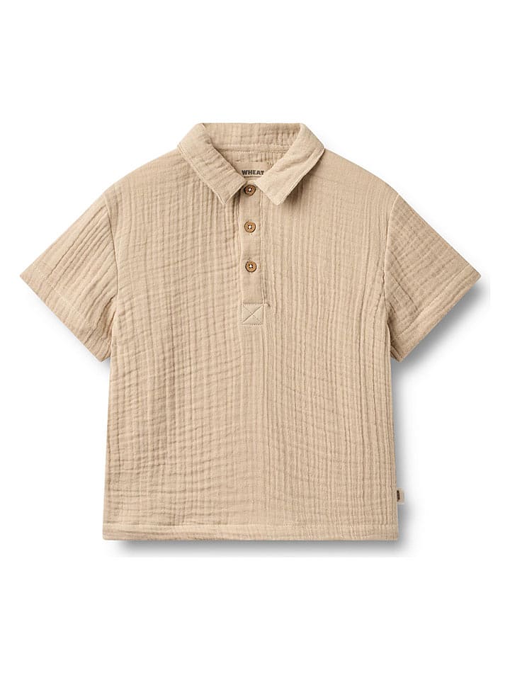 Wheat Poloshirt "Svend" in Beige - 110