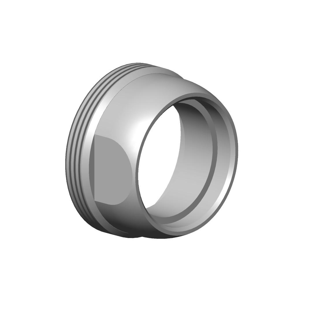 Dornbracht Anschluss Ersatzteile 092404107 D. 40 x 20 mm Platin gebürstet 092404107-06