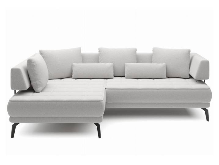 Friderik-EU Ecksofa GIOTTO elektrisch verstellbare Sitztiefe 242 cm Elfenbein
