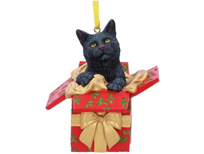 Nemesis Now Present Cat Unisex Kerstballen - Neutraal - Standard