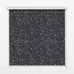 INNENROLLO - Fensterrollo - Rollo - 100x100 cm - Konstellation