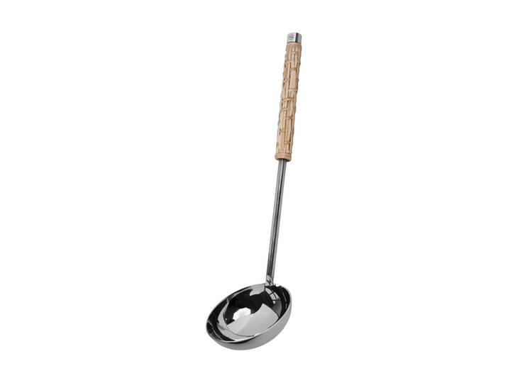 ERNST Louche à soupe Ernst à manche tressé Jonc de mer, 31 cm