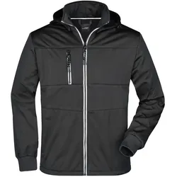 Herren Maritime Jacke "JN1078" - M - black/black/white