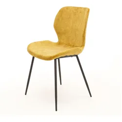 designline »Lalo« Esszimmerstuhl Blau velvet
