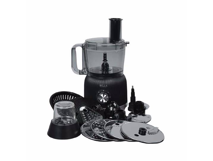 Berger+Lanz MM1500W Multifunktionsmixer – Multifunktions-Küchenmaschine – schwarz / silber