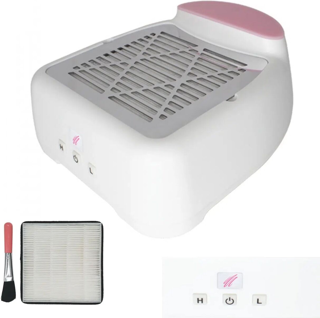 Aspiratore manicure da tavolo per estetista con filtro