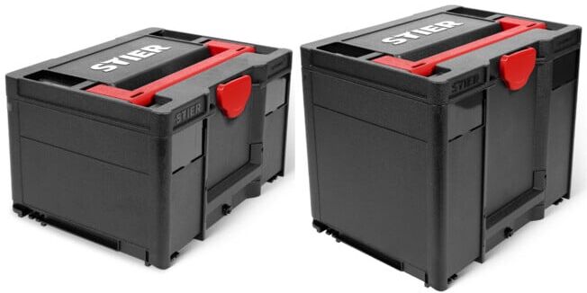 Set STIER Systainer³ III Black + Systainer³ IV Black
