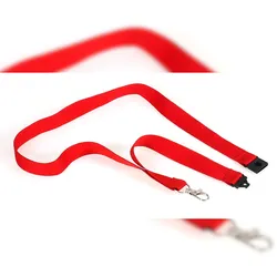 Schlüsselband Textil Europel rot / 10 St., 121276