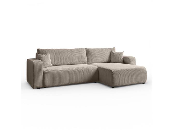 ECKSOFA Gepolstertes PRESTIGE XL mit Schlaffunktion und Bettkasten, Poso 02