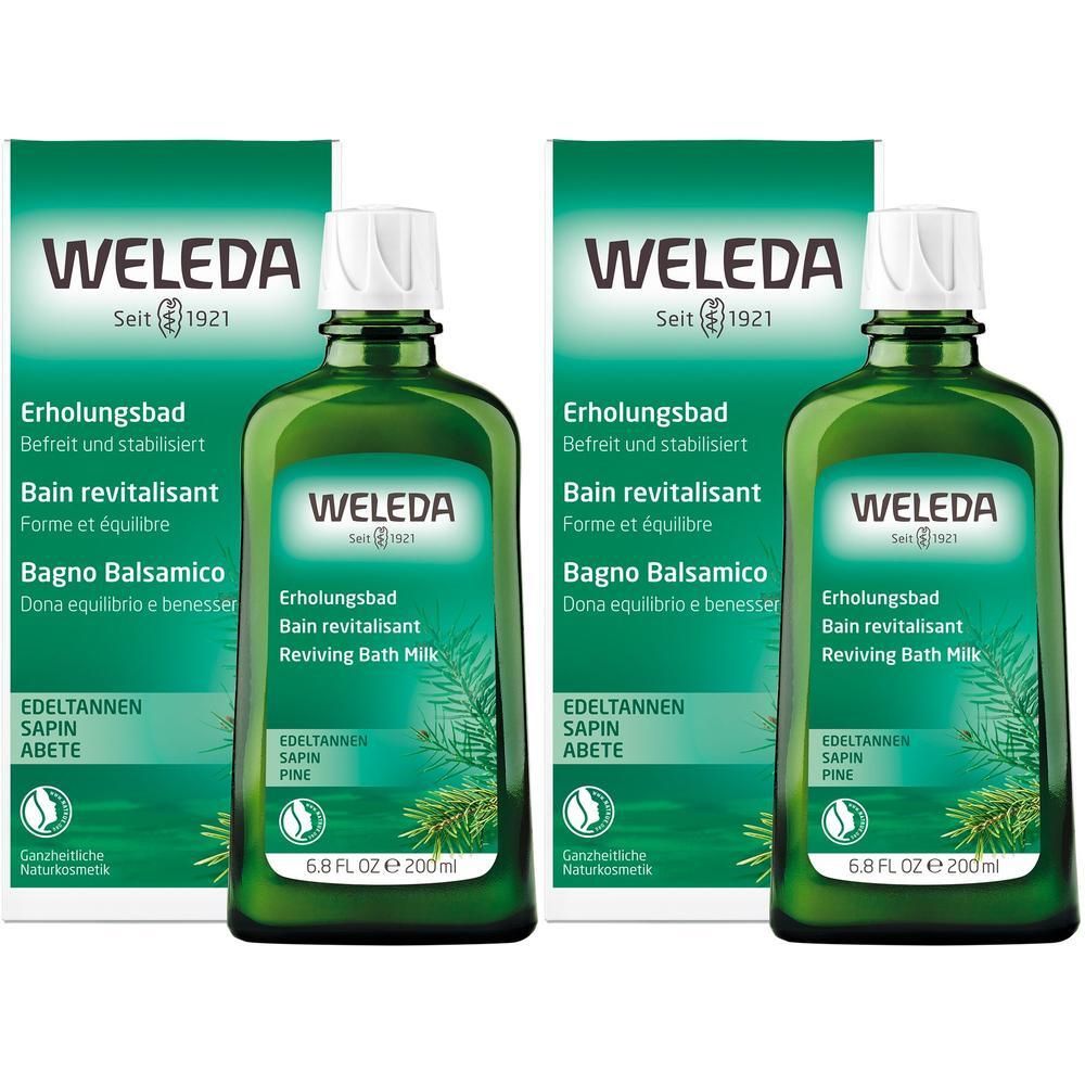 Weleda Edeltannen Erholungsbad 2x 2x200 ml Bad