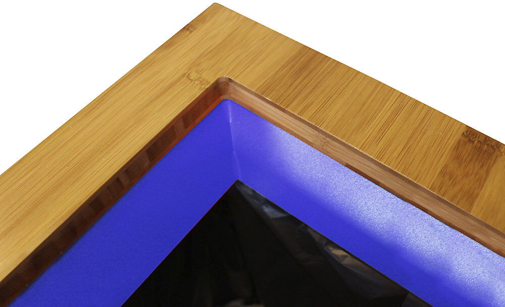 kaiserkraft Wertstoffsammler Lune Paxa, 65 l, weiß/blau
