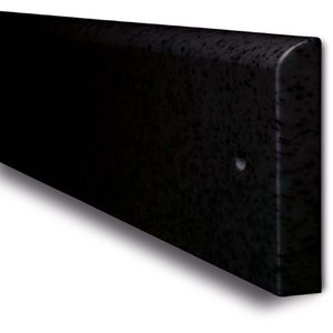 Moravia Wandschutz Morion, schwarz, 206 x 15 x 2cm, zuschneidbar, zum Anschrauben