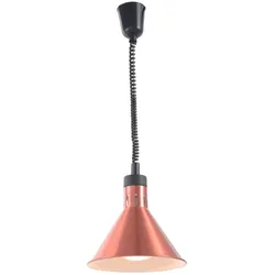 Hendi Höhenverstellbare Wärmelampe, konisch Ø 275 mm, kupfer