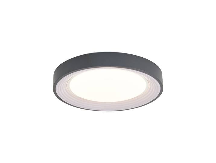 Plafonnier moderne gris avec blanc 38cm LED incluse Dimmable RGB