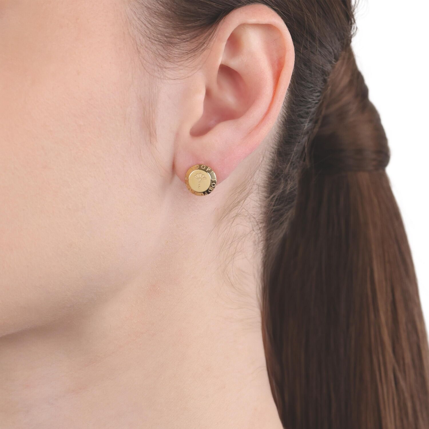 Joop! Paar Ohrstecker JOOP, gelbgoldfarben, Ohrringe, Damen, Edelstahl, Paar Ohrstecker