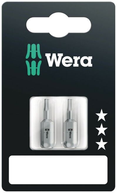 Embouts Wera Hex-Plus Z SB, 4 x 25 mm, 2 pièces (05073053001)