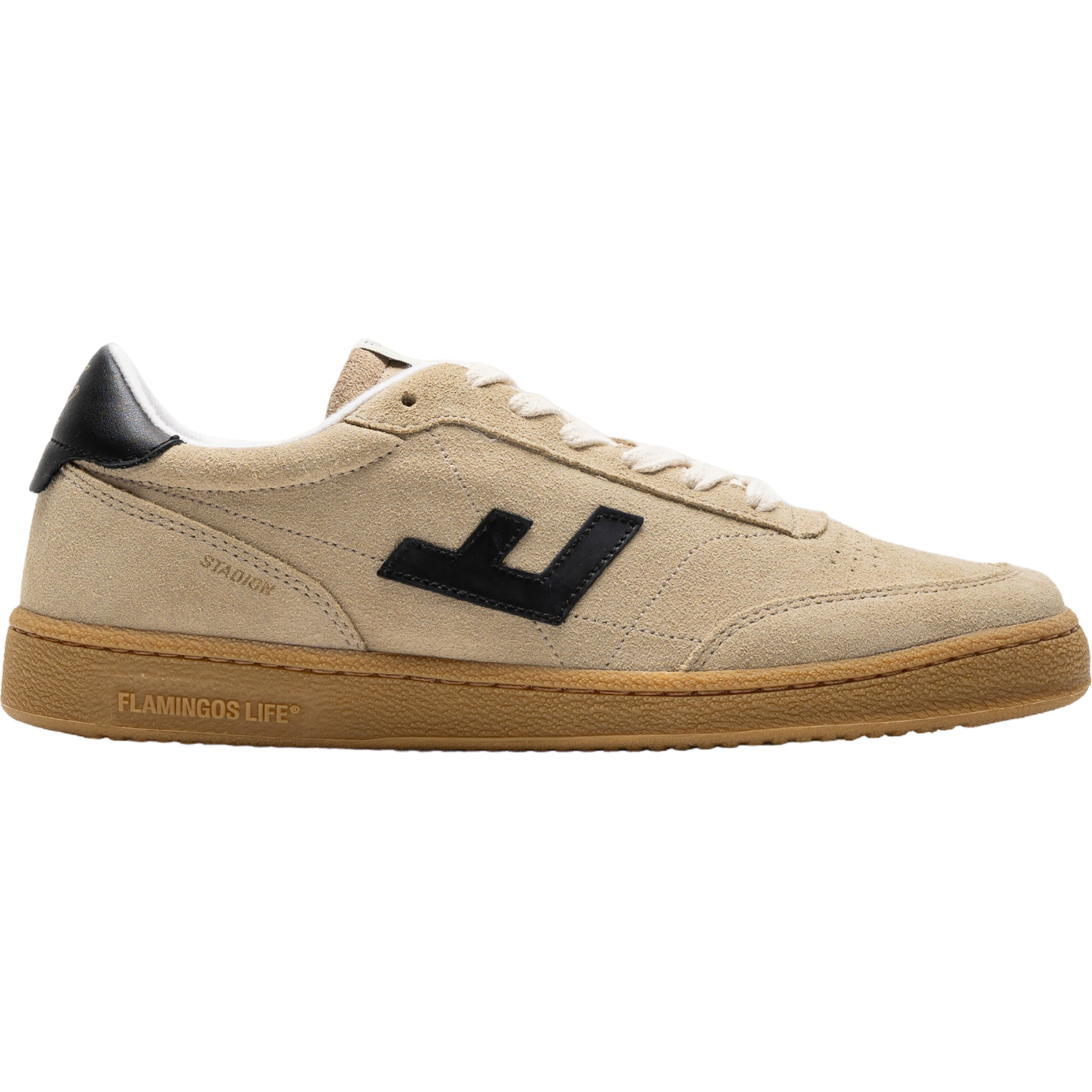 Flamingos Life Stadion Herren Freizeitschuhe dune black gum Größe 41 Lifestyle Atmungsaktiv