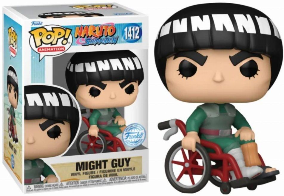 Funko Pop! Animation: Naruto Shippuden - Might Guy (White Chrome) (Special