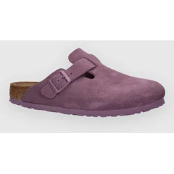 Birkenstock Boston Suede Leather Sandalen mauve Gr. 39
