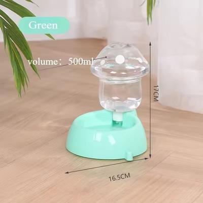 Uplifted Finds Mushroom Style High Capacity Gravity Feeder & Waterer green Water