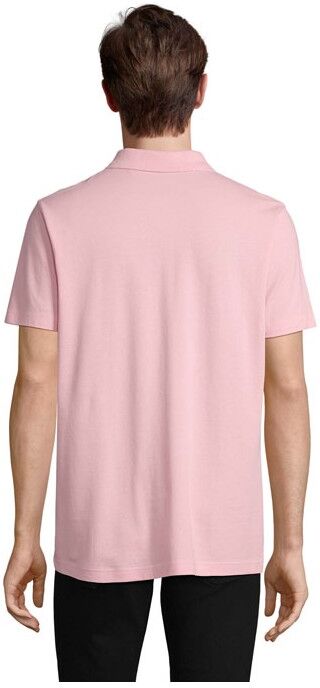 Polo unisexe personnalisé PULSE Rose Bonbon