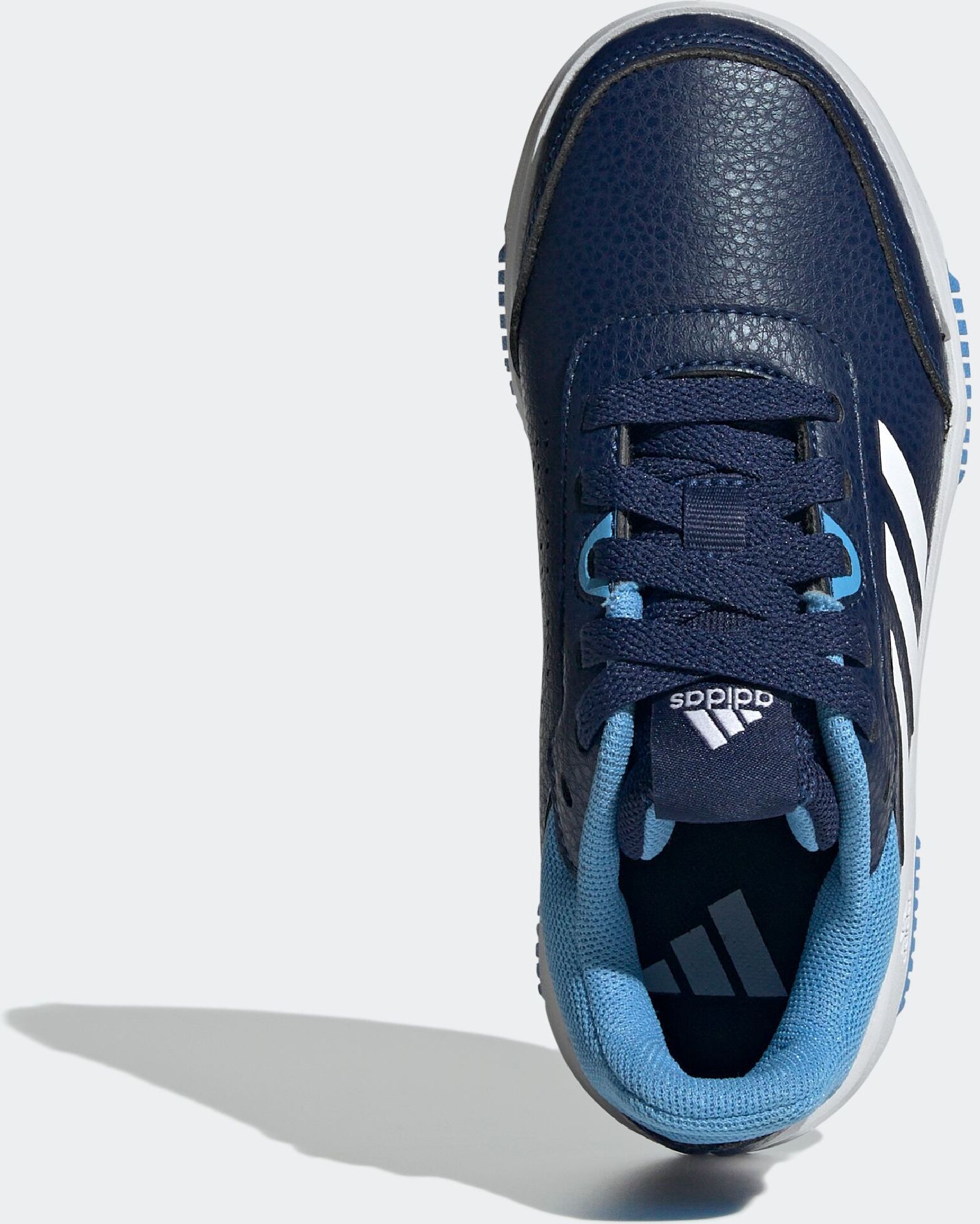 Sneaker ADIDAS SPORTSWEAR "TENSAUR SPORT TRAINING LACE", Kinder, Gr. 35, blau (dkblau, wh), Synthetik, Textil, Schuhe Sneaker, pour enfants et adolescents dkblau, wh 35