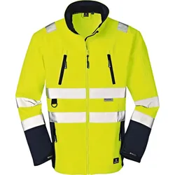 4PROTECT Softshelljacke Pittsburgh Gr. L leuchtgelb/navy