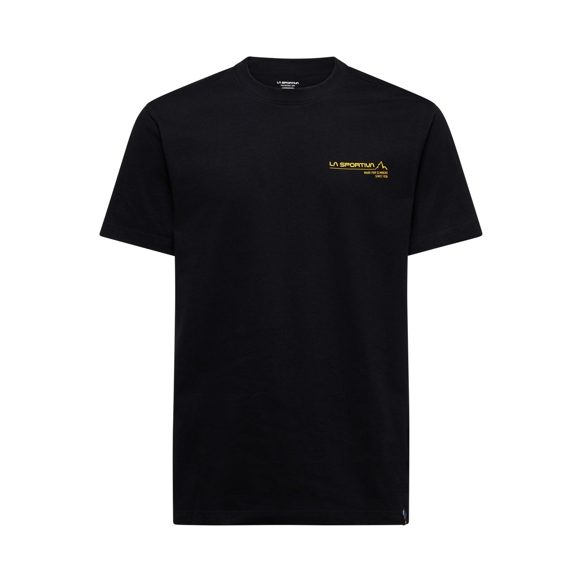 La Sportiva Since 1928 T-shirt Men black/yellow (K00Y00) M ZACT252K00Y00M