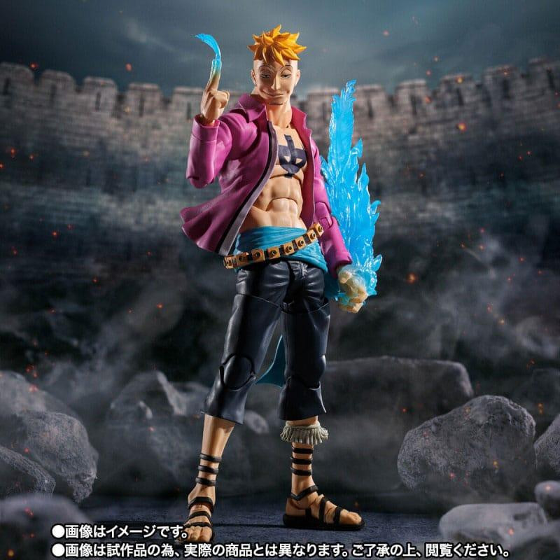 Bandai Tamashii Nations S.H.Figuarts Marco One Piece actiefiguur Marineford, 17 cm