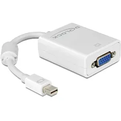DeLOCK Adapter mini Displayport / VGA FM 0,18 m VGA (D-Sub) Weiß