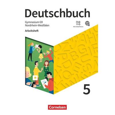 Deutschbuch Gymnasium - Nordrhein-Westfalen - 2019 - 5. Klasse - Arbeitsheft mit Lösungen, Taschenbuch von Deborah Mohr,Angela Mielke,Cordula