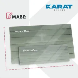 Karat office Design-Glas-Memoboard   Wood   Holzoptik