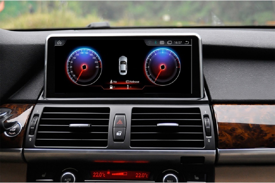 Für BMW X5 X6 E70 E71 CCC. 10.2" Android 13 Autoradio GPS Navigation Drahtlos Carplay und Android Auto USB WiFi Octa-Core 4GB RAM