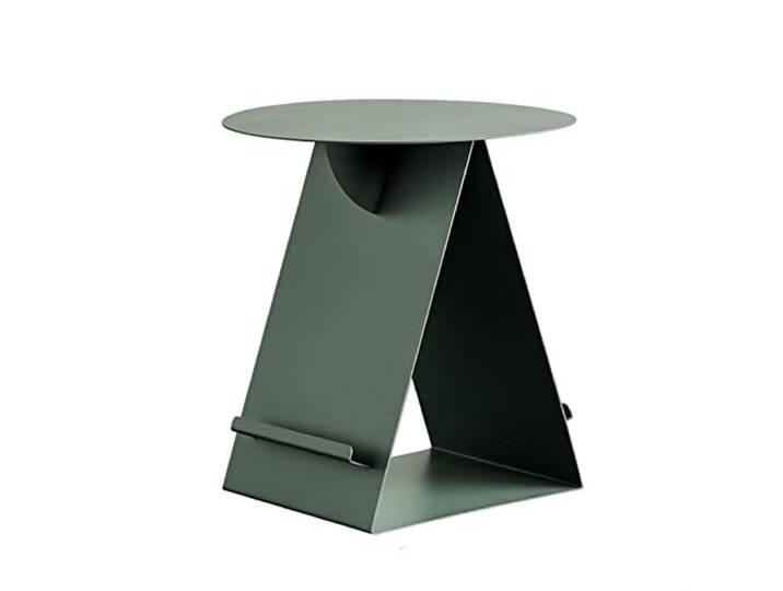 ksjdieunf Couchtisch Runder Beistelltisch Büro Dekoration Couchtisch Schlafzimmer Nachttisch Home Wohnzimmer Grüner aus Metall Tische for Wohnzimmer